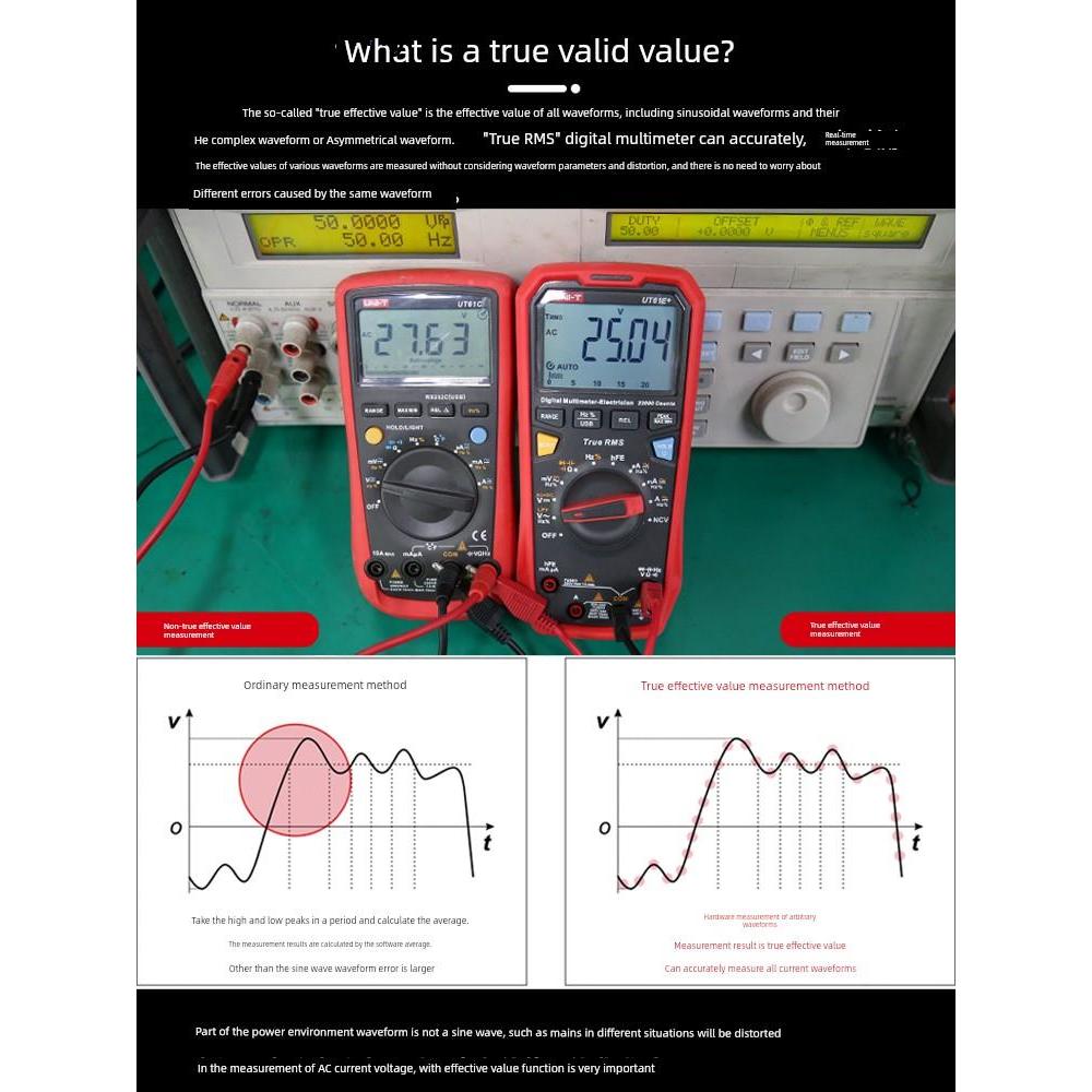 Unique UT61E Four-Digit Semi-Digital Multimeter | Shopee Philippines