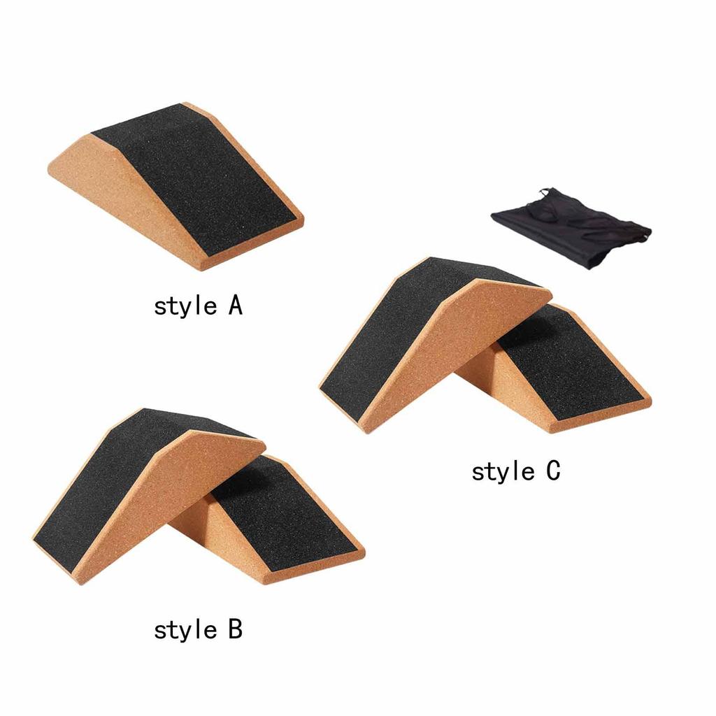 [trdfdv] Cork Squat Wedge Block Squat Ramp Durable Portable Slant Board ...
