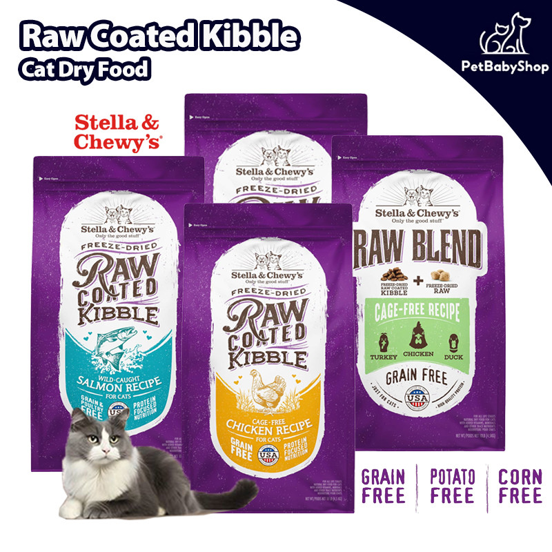 Image showcasing Stella & Chewy's Dry Cat Food Grain-Free High Protein Small Kibble ...
