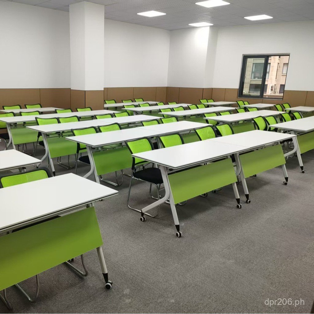 Modular Movable Long Table Combination Folding Desk Chair Desk Chair ...
