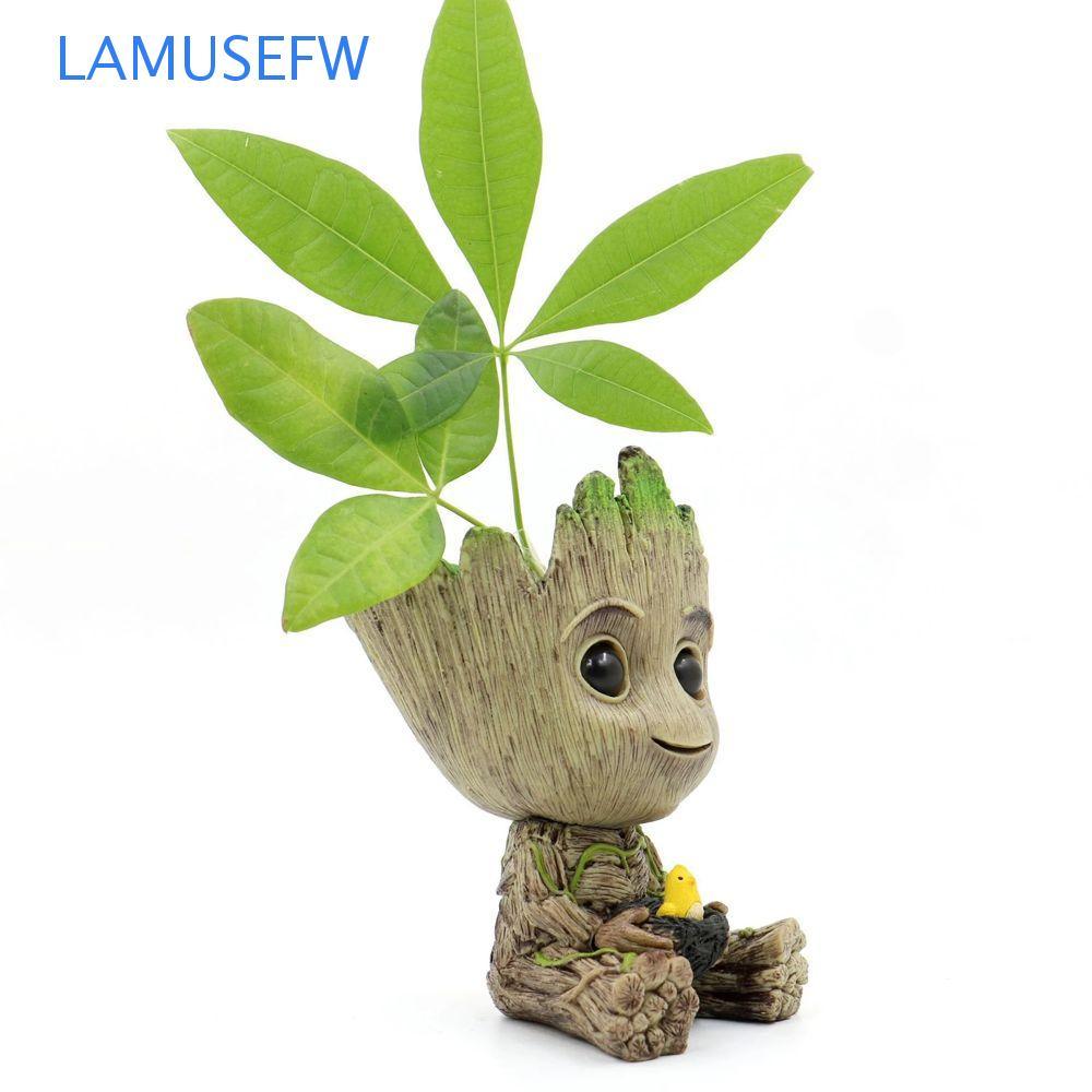 LAMUSEFW Tree Man Groot Model Kids Toy Figure Toys Mini Groot Figure ...