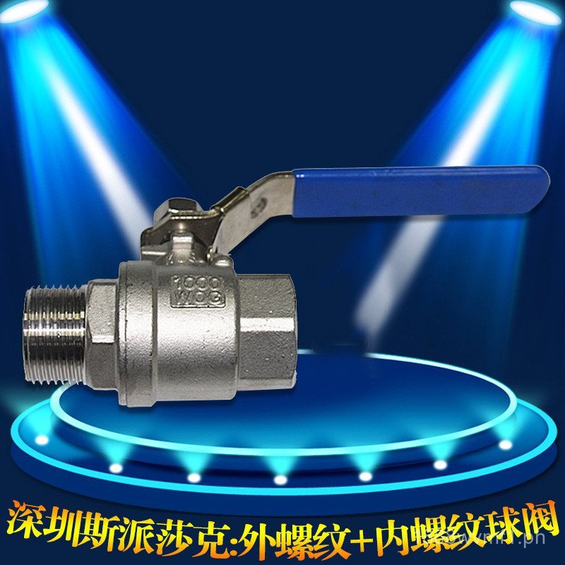 304316L Stainless Steel Internal and External Thread Ball Valve Q11F ...