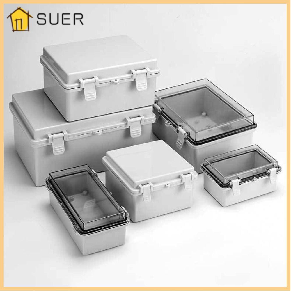 SUER1EN Electrical Plastic Enclosure, Outdoor Sealed with Hasp Power ...