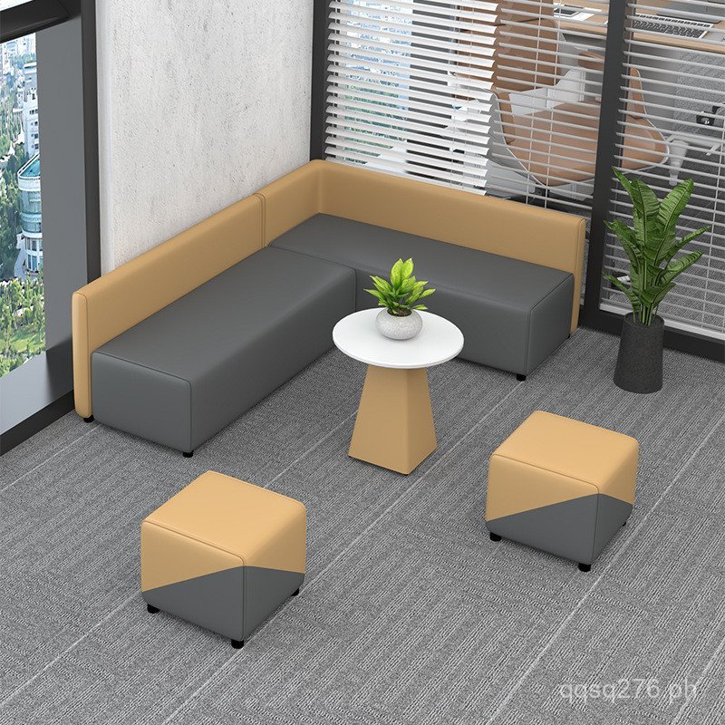 Hotel Reception Area Sofa Reception Area Commercial Corner Combination ...