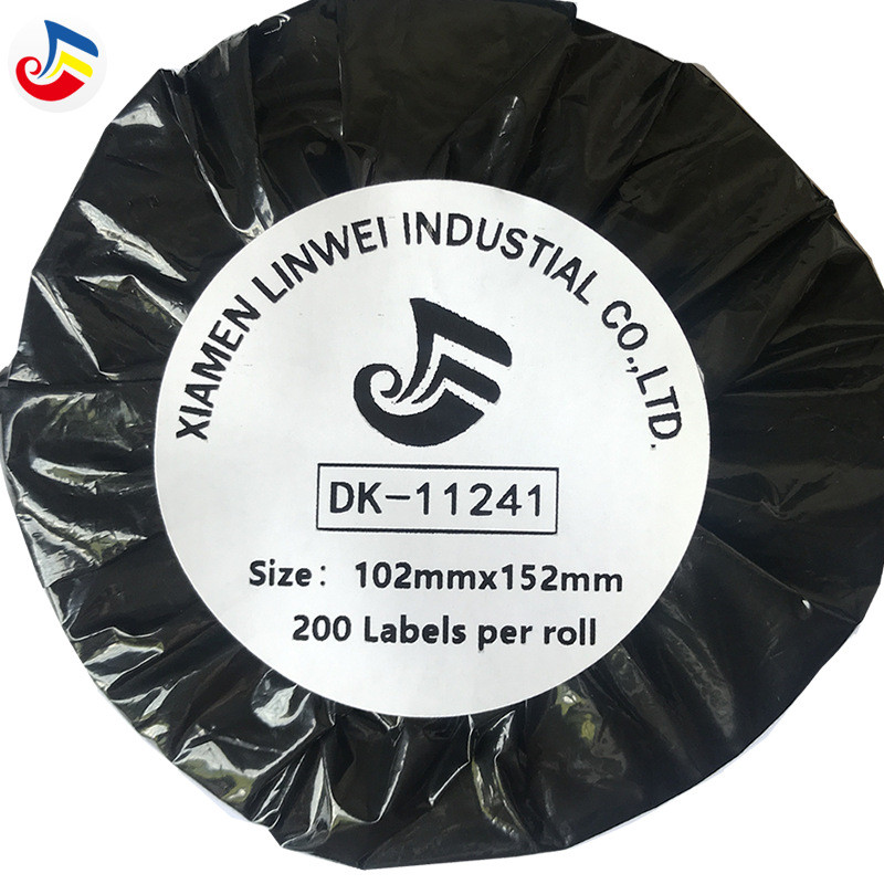 Supply Brother DK Series Fixed Length Label Ribbon DK-11241 (Black on ...