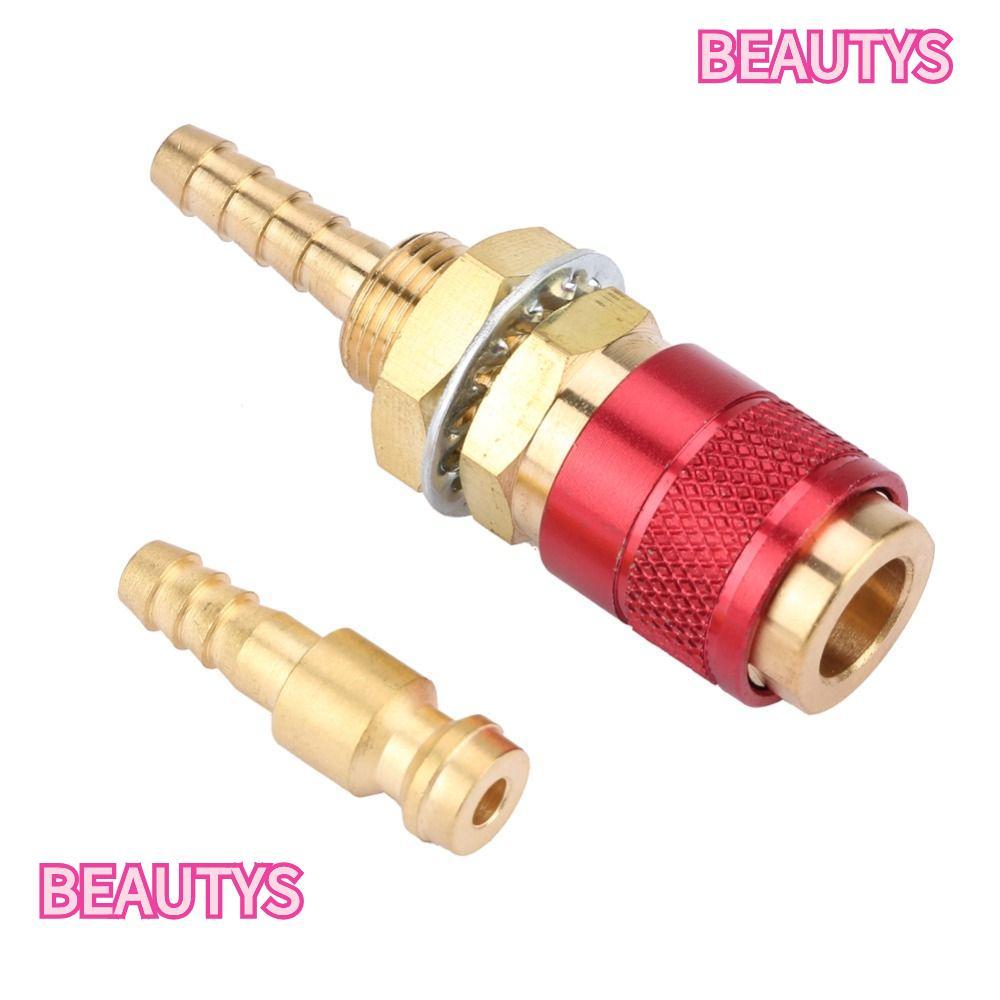 BTYSHOPEE Water Cooled Gas Adapter, Brass M6 Thread Size Quick ...