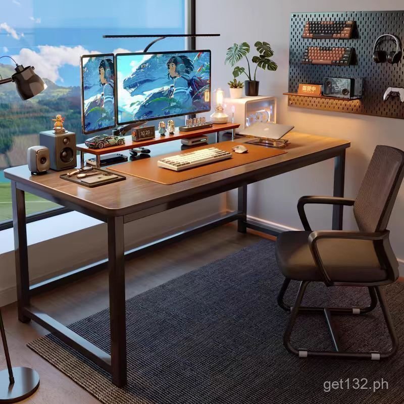 Desktop Computer Desk Workbench Bedroom Rectangular Study Desk Simple ...
