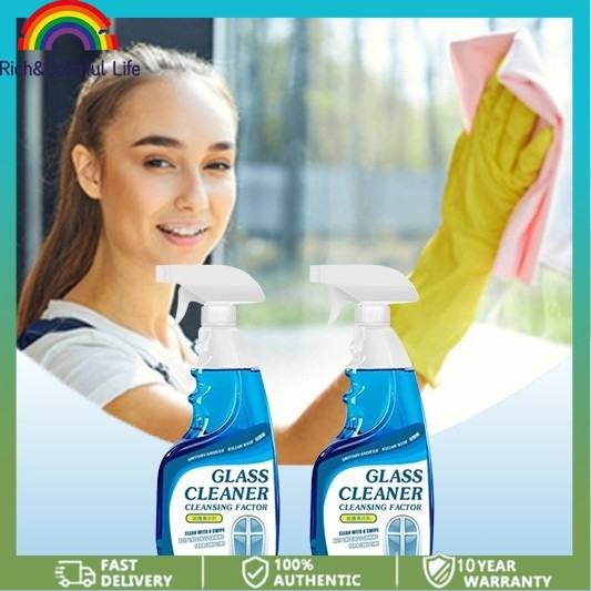 【Buy 1 Take 1】Glass Cleaner For Car Windshield Bathroom Glass Mirror ...