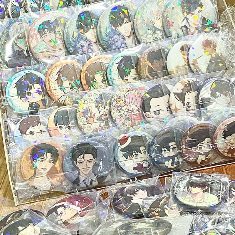 Bar Storage box Guzi Anime badge brooch Organizer box Desktop Star ...