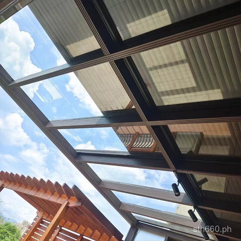Rain Cover Rolling Curtain Sunroom Canopy Sunshade Awning Electric ...