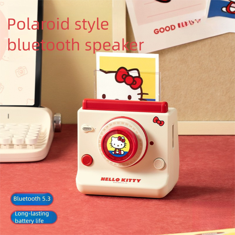 Singing Hello Kitty Polaroid | Portable Bluetooth Speaker | High Sound ...
