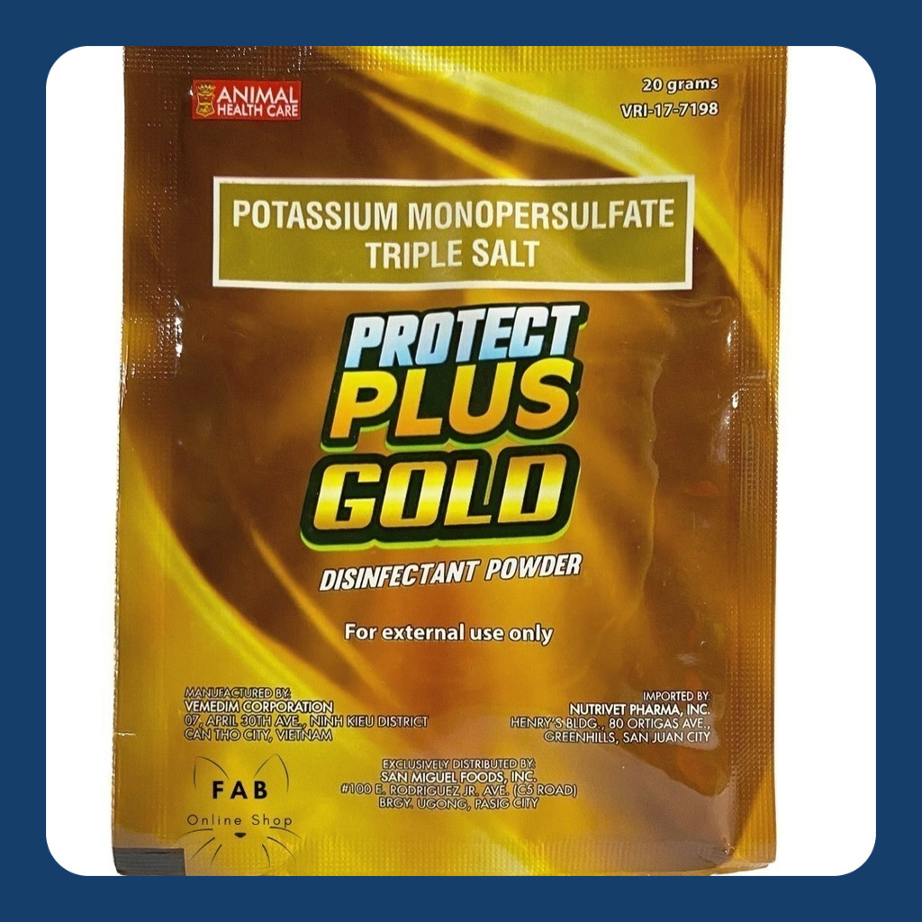 Protect Plus Gold Disinfectant 1pc 2pcs and 5pcs sa sachet 20grams ...