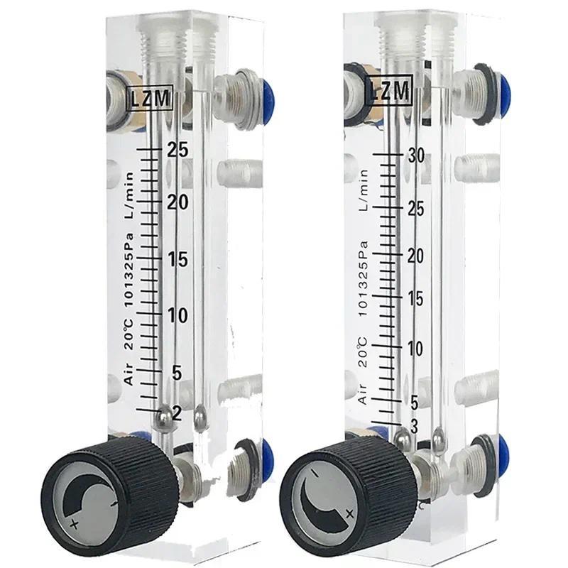 94mm 106mm Height Water Gas Air Float Flowmeter Panel Type Rotameter ...