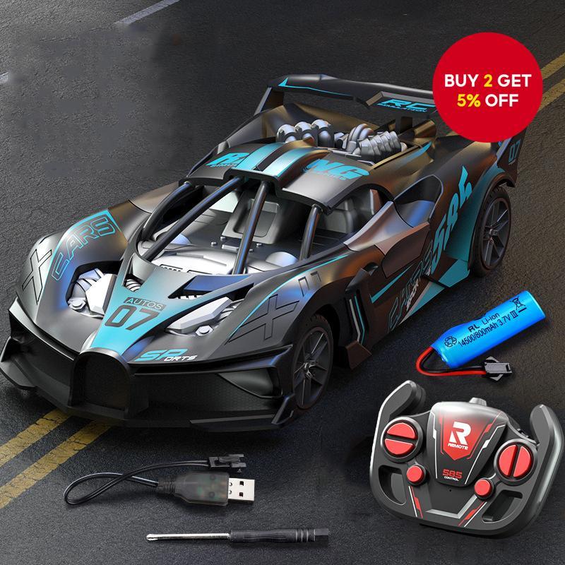 Remote control car (remote control color random) racing charging ...