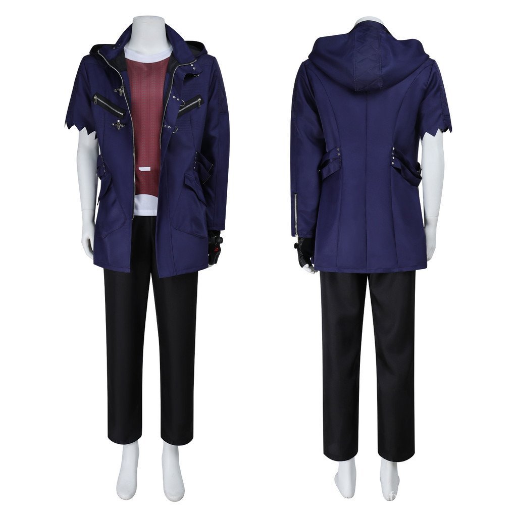 Devil May Cry 5 Nero Cos Clothing Jacket Nero Windbreaker Anime Cosplay ...