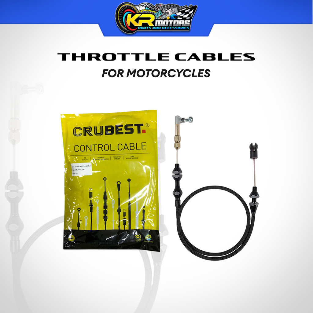 Throttle Control Cables for Motorcycle - CRUBEST Original | Shopee ...