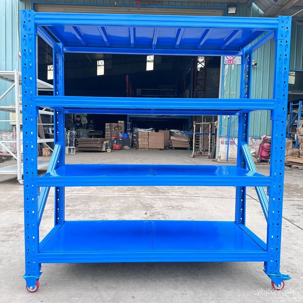 Wholesale Wheeled Shelves Display Racks Warehouse Light and Medium Duty ...