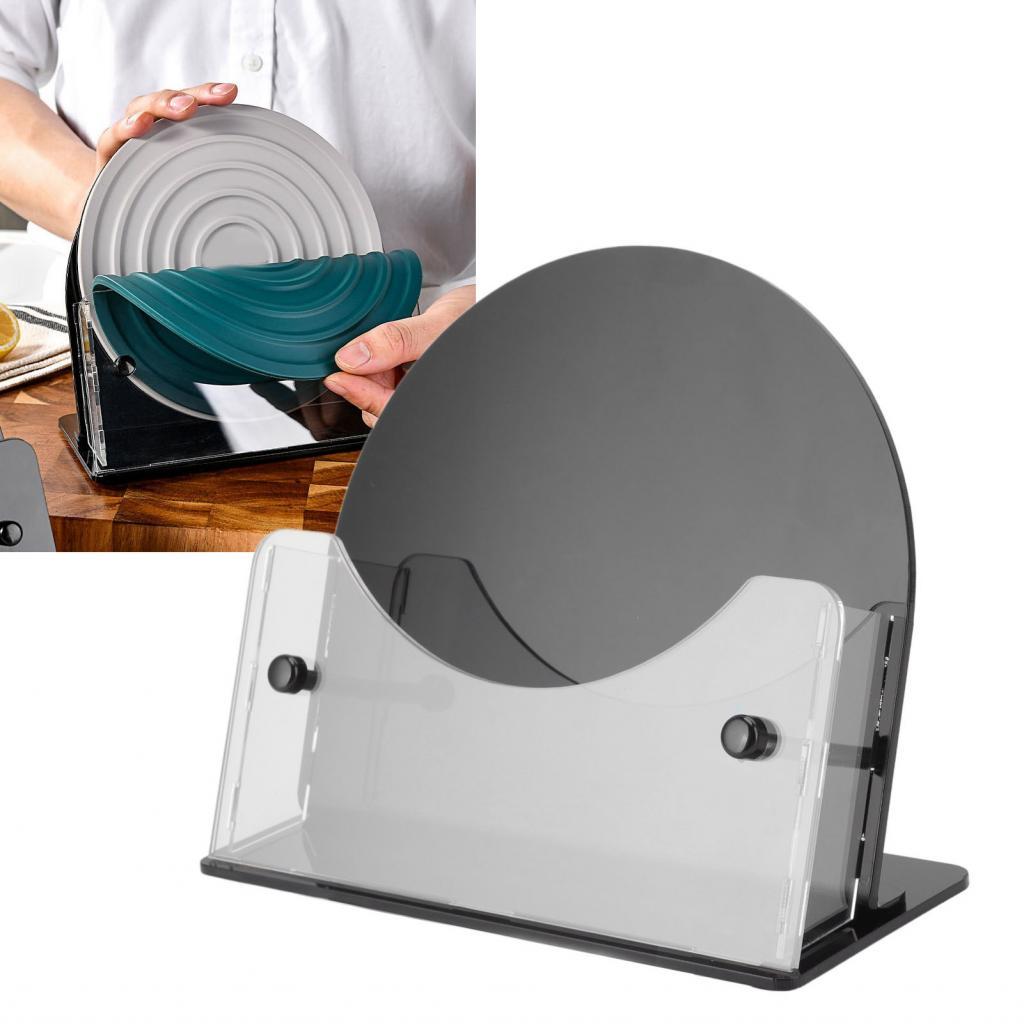 hmeishop Round Placemat Holder Heat Plastic Nonslip Table Coasters Base ...