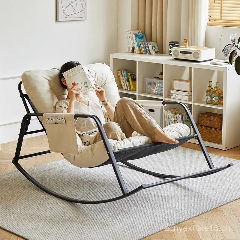 Lazy Sofa Balcony Leisure Chair Rocking Chair Adult Recliner Sofa ...