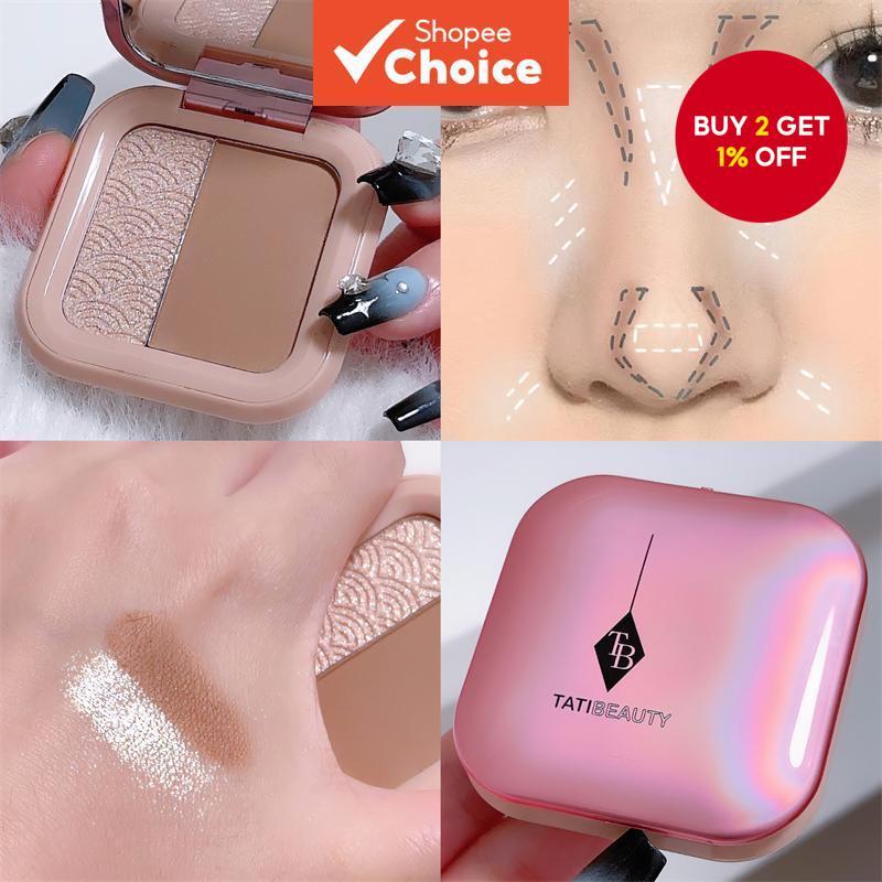 DIKALU 2-in-1 Contouring & Highlighting Powder Palette - Sculpting Nose ...