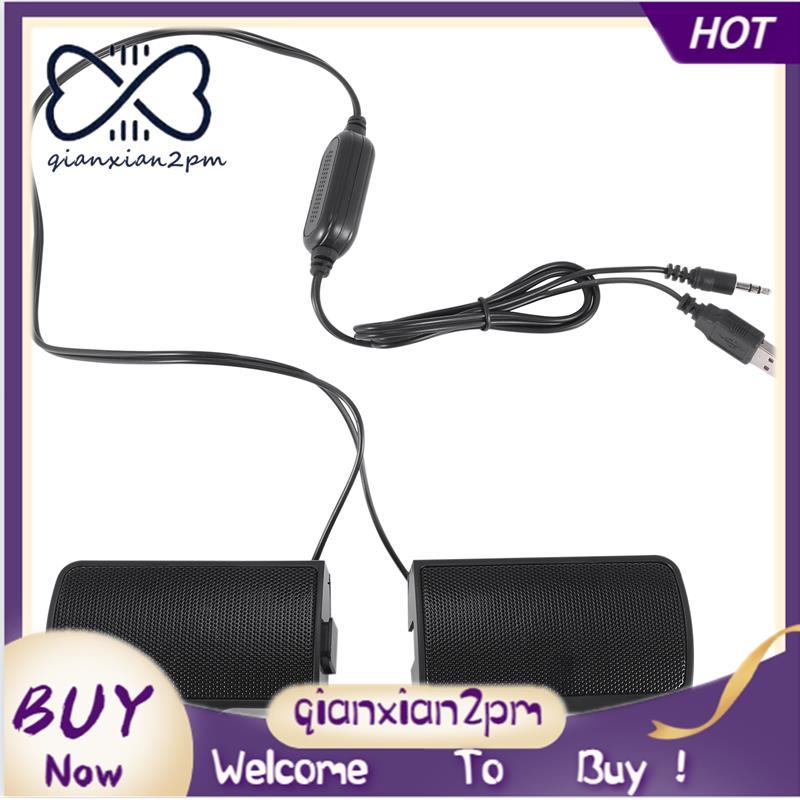 Mini Altoparlanti USB Stereo Per Computer &ndash; Soundbar Clip-on Per PC, Laptop, Tablet