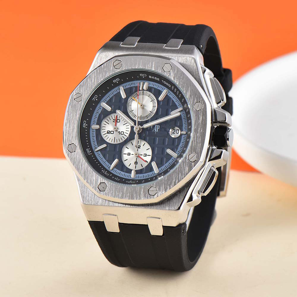 AP Men's Quartz Watch Multifunctional Triple Eyes Easy Read Military ...