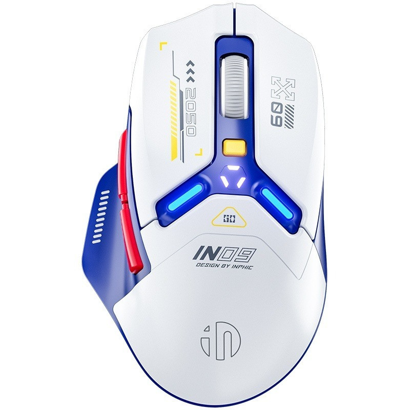 INPHIC IN9 10000dpi 3Mode Gaming Mouse Wireless Bluetooth Rechargeable ...