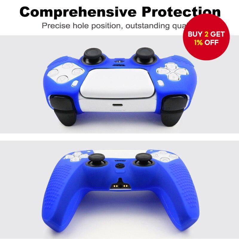 New Silicone Protective Cover for PS5 Slim Controller with Rubber Case ...