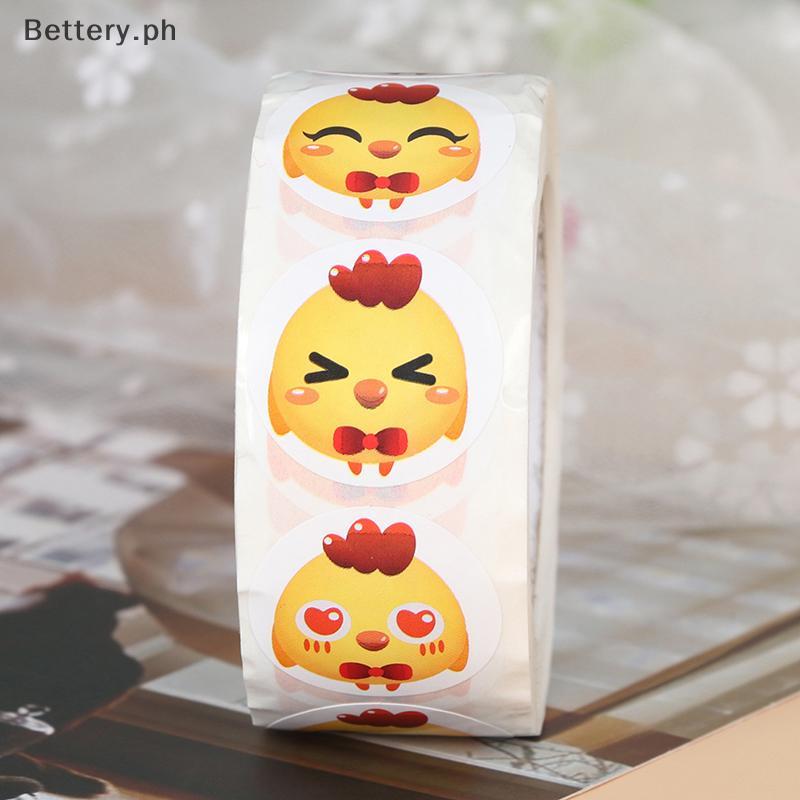 [ety] 500pcs/roll chicken Thank You Stickers Packaging Stickers ...