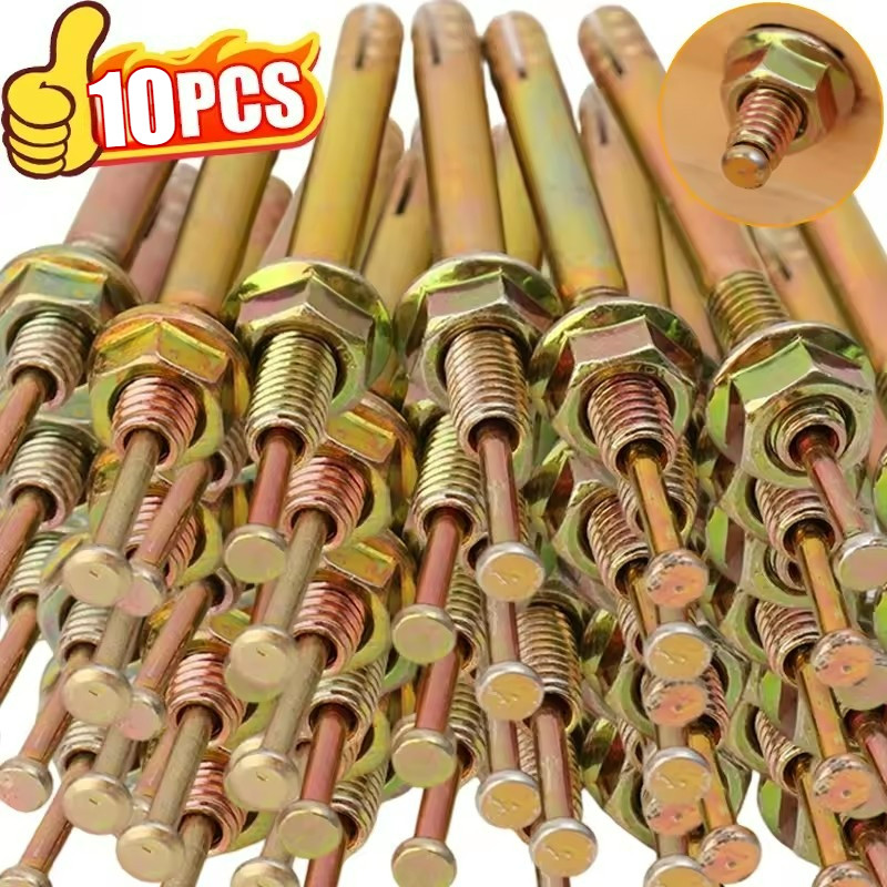 Hammer Drive Expansion Plugs Set - Multi-size Carbon Steel Concrete ...