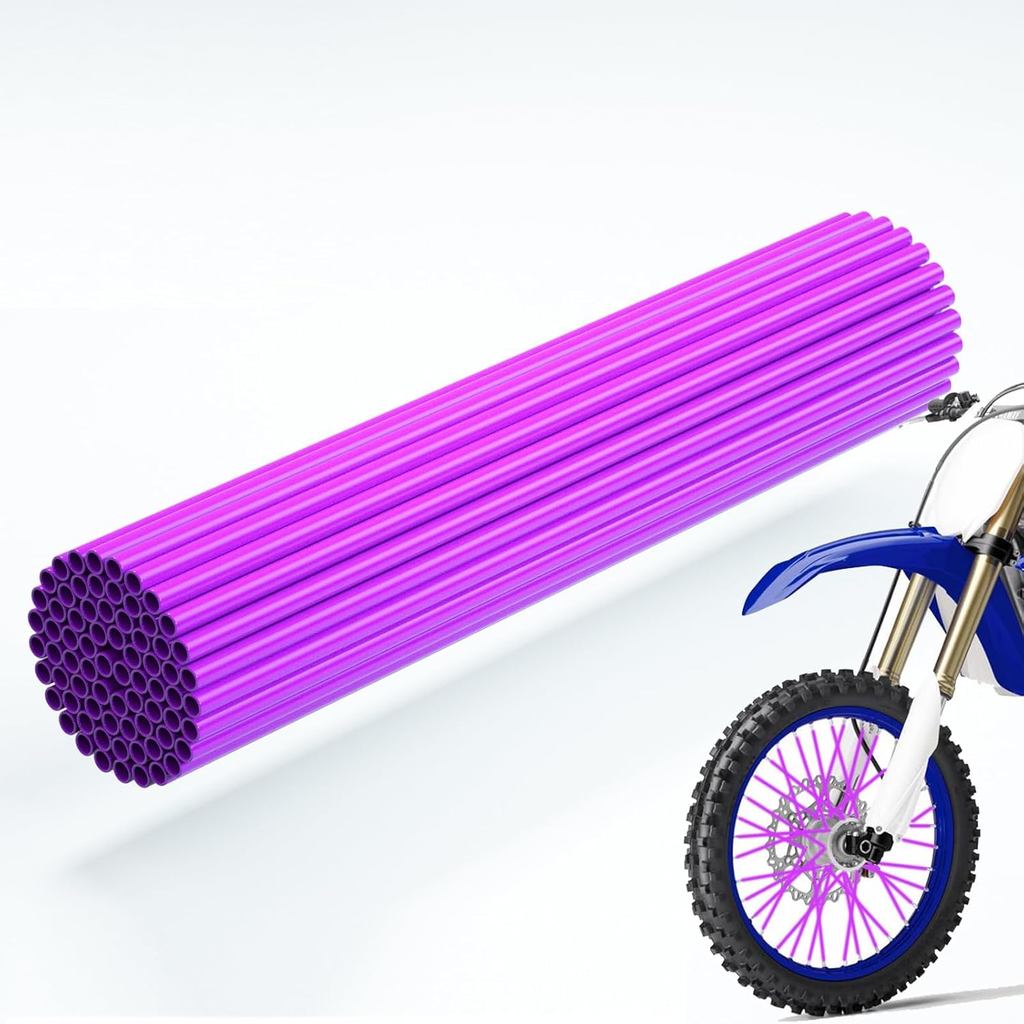 72Pcs Dirt Bike Spoke Covers Wheel Spoke Wraps Wheel Rim Spoke Skins ...