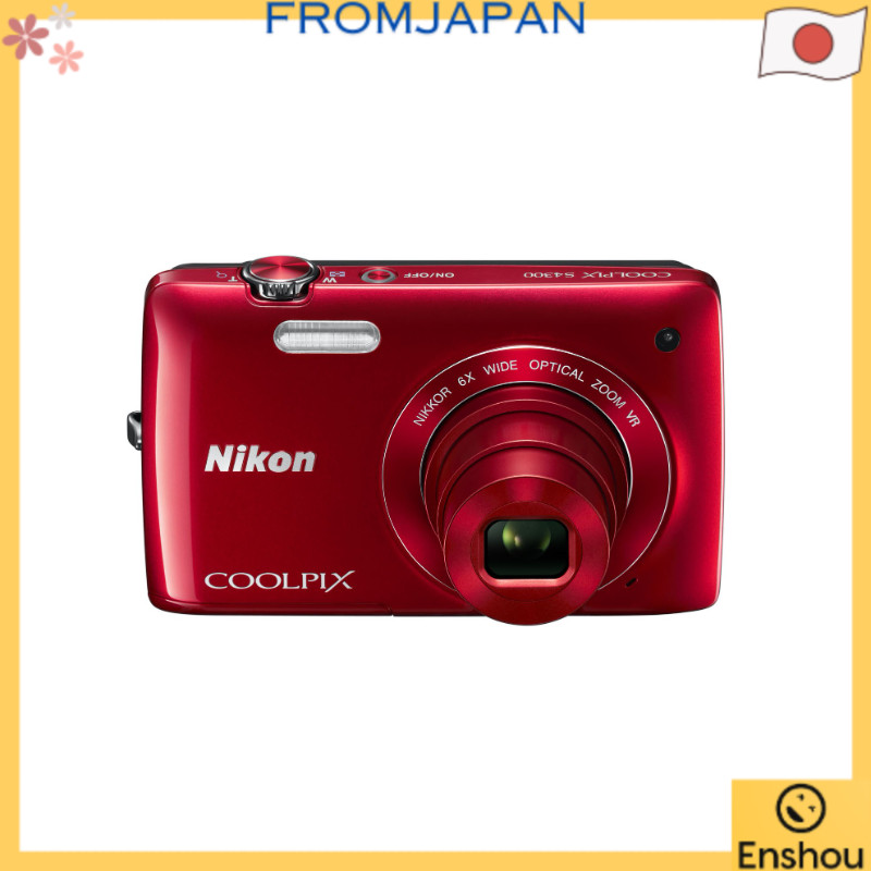 FromJapan[USED]Nikon digital camera COOLPIX S4300 Glossy Red