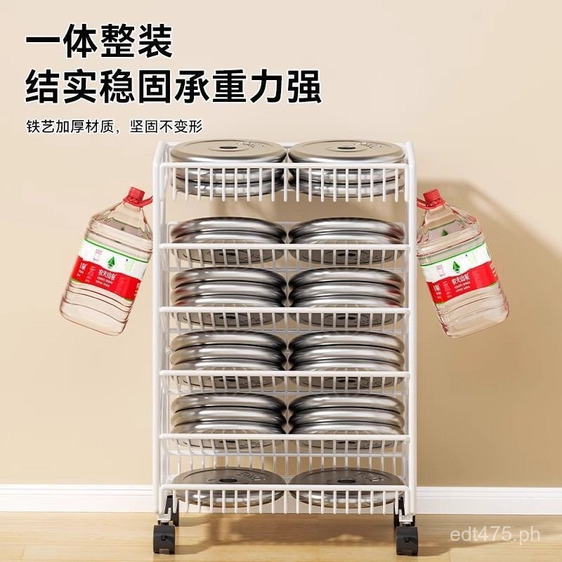 Study Desk Storage Rack with Wheels, Side Iron Rack, Movable Student ...