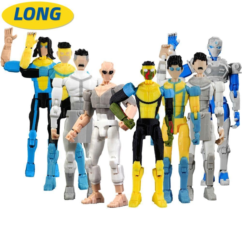 LONNGZHUAN Printed Action Figures, Mark Grayson Invincible Superheroes ...