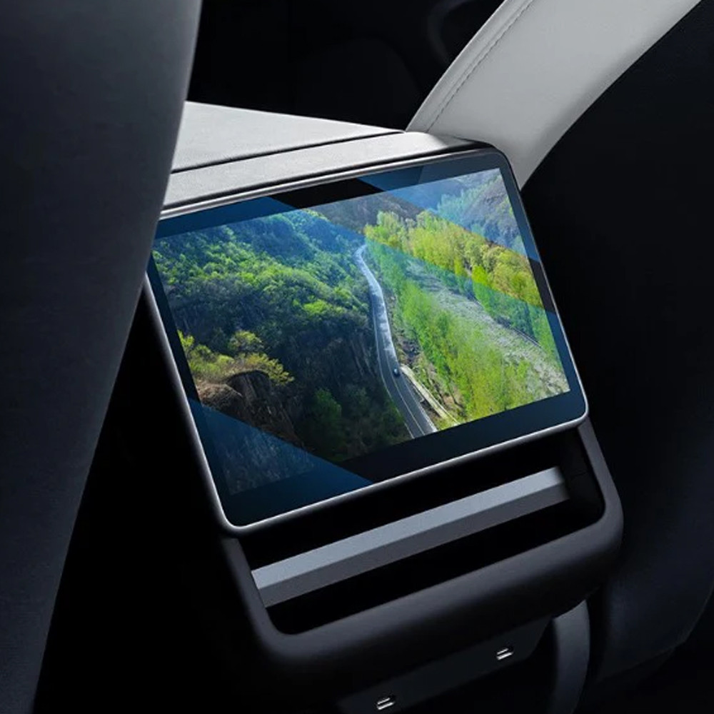 HALOBLK Automobile Touch Glass Screen Pro+ Front & Rear (Tesla Model 3 ...