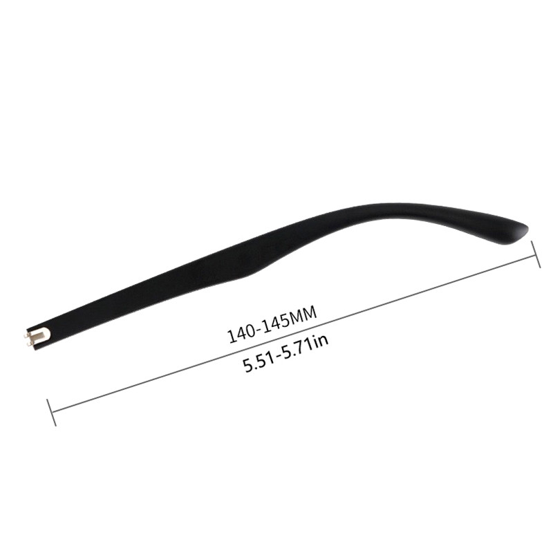 T&B 1Pair Eyeglasses Temple Arm Double Tooth Flat Teeth TR90 Eyeglasses ...