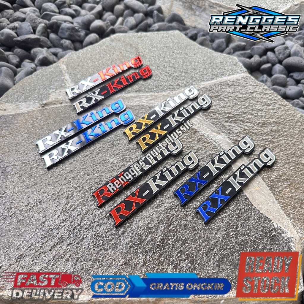 RX King Logo embossed acrylic sticker RX KING 3d emblem yamaha RX King ...