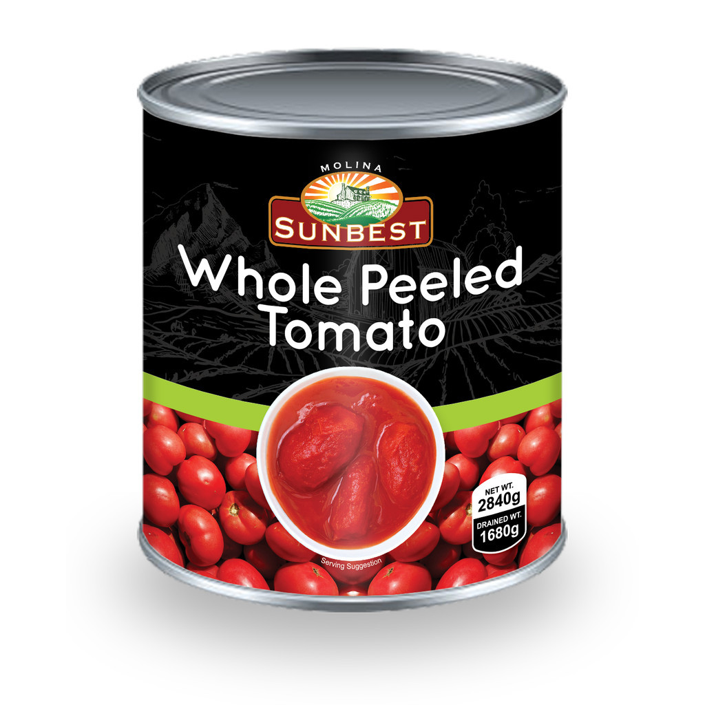SUNBEST WHOLE PEELED TOMATO 2840g | Shopee Philippines