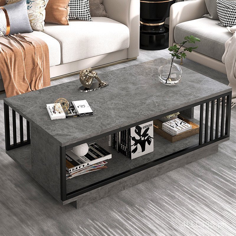 Coffee Table for Living Room, Minimalist Floor-standing Small Apartment ...