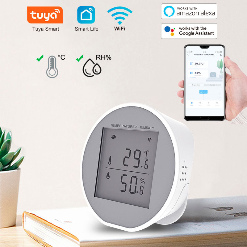 Wifi Graffiti Greenhouse tuya Temperature Humidity Detector Temperature ...