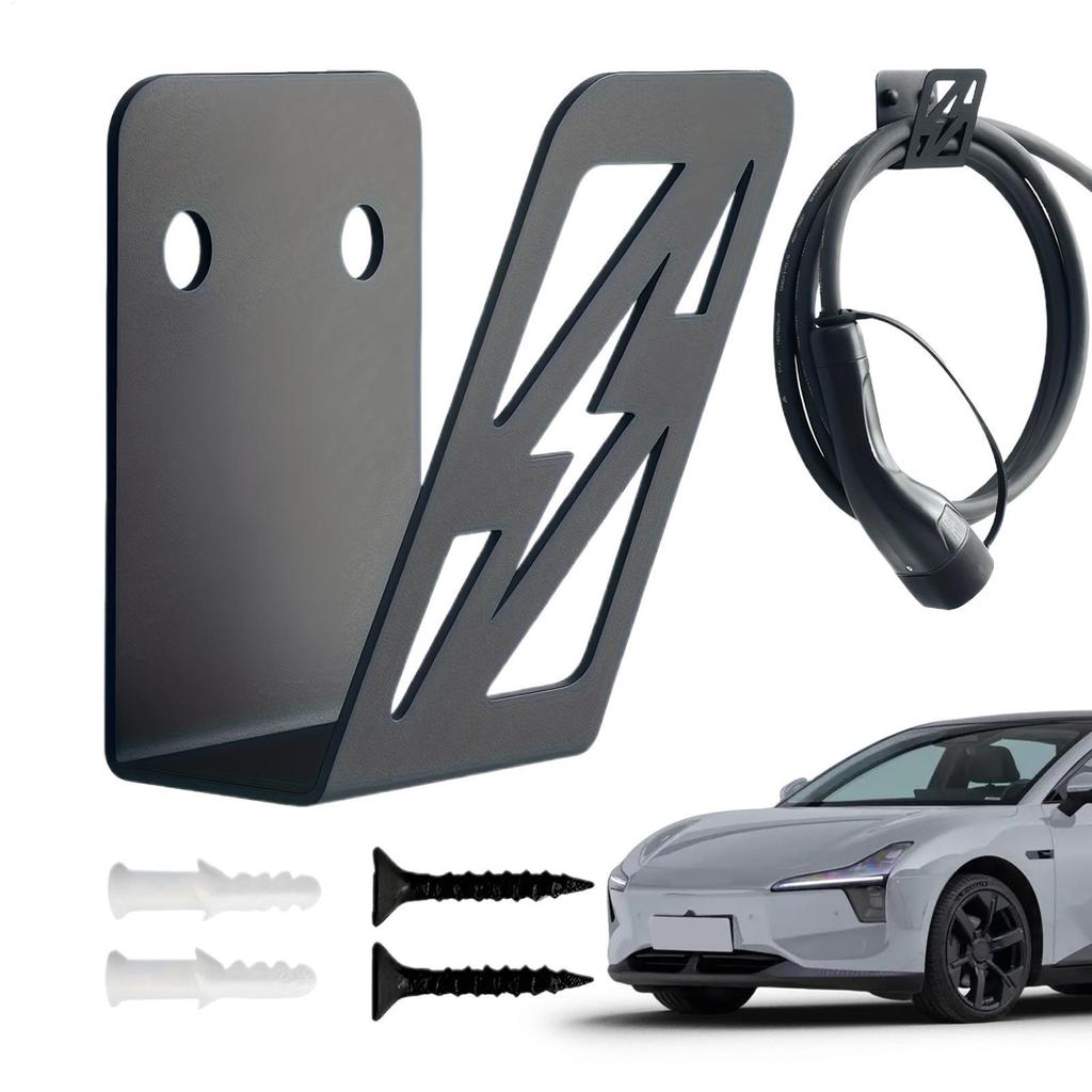 EV Charger Holder Iron Bracket Accessories with Screw Ev Charger Stand ...