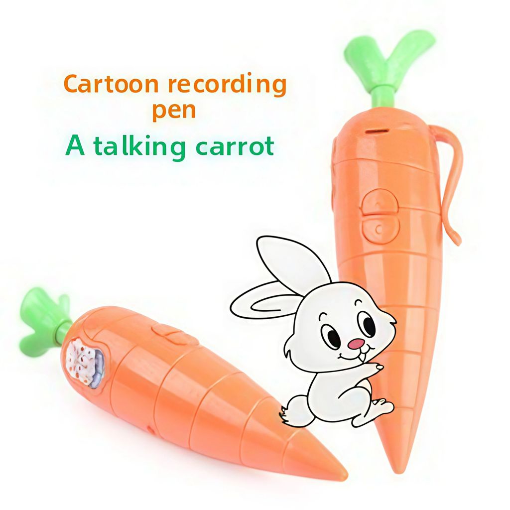 Carrot Recorder Cartoon Small Recorder Cartoon Ballpoint Pen Stationery ...