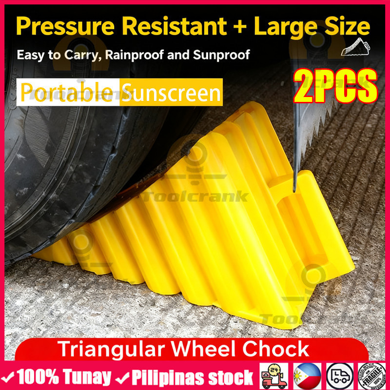 2pcs Heavy Duty Rubber Parking Stopper Parking Limiter Car Parking ...