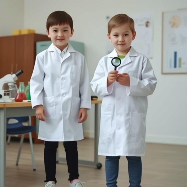 lab gown for students male laboratory gown Children's Coat Wholesale — free download