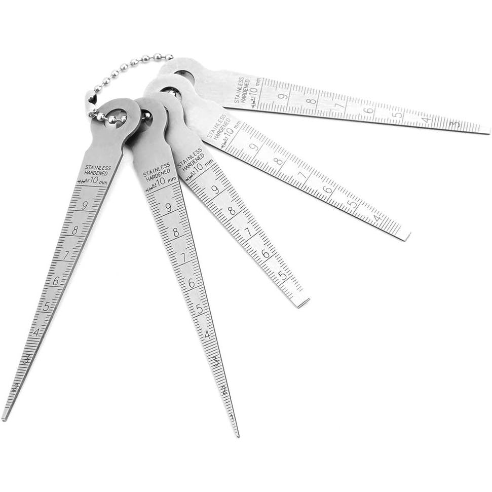 Garosa Welding Taper Feeler Gauge Rulers Stainless Steel Hole ...