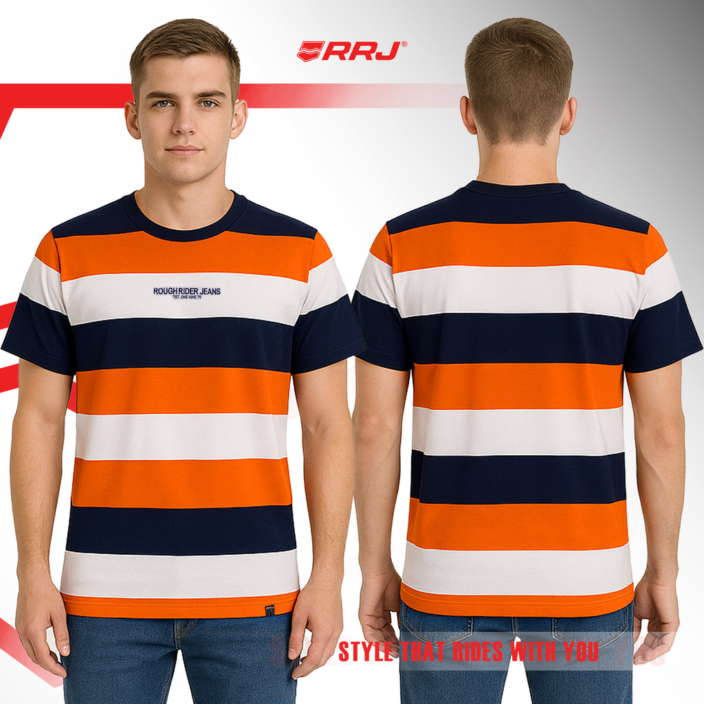 RRJ Men's Basic Tees Semibody Fitting 190006 (Navy) | Shopee Philippines