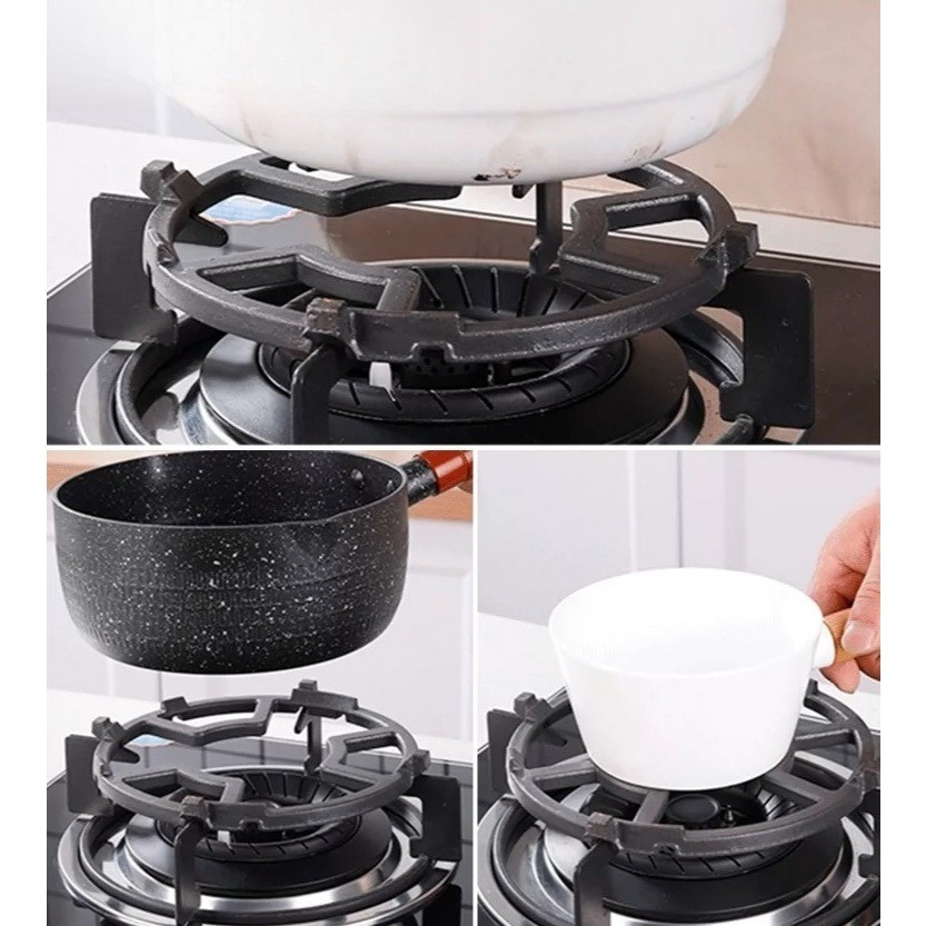 Universal Non Slip Cast Iron Stove Wok Support Rack Burner Gas Stove ...