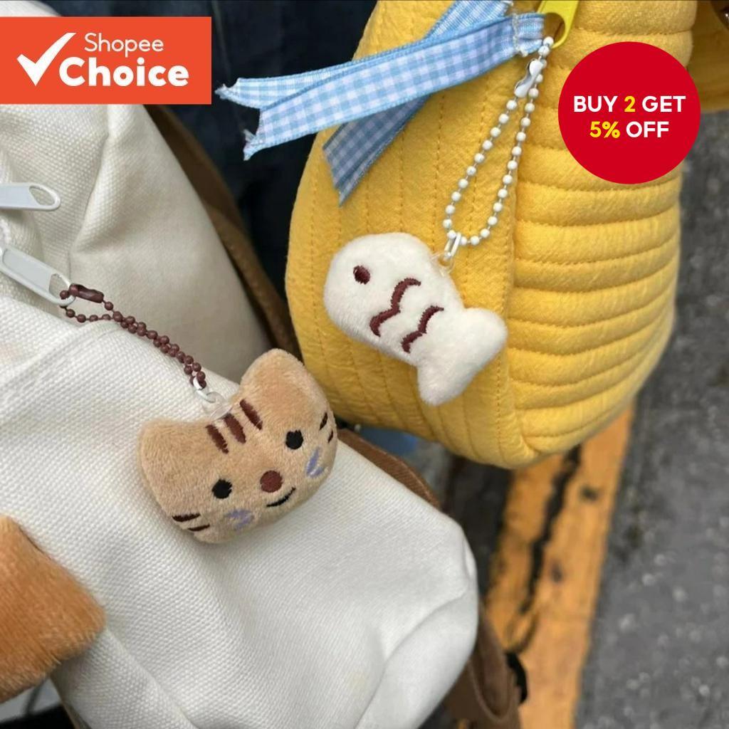 1pc Cat and fish keychain Instagram Niche personality gift Backpack ...