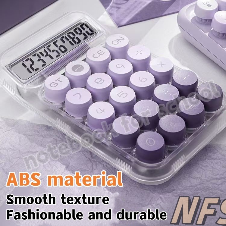 NFS Transparent Calculator 10-digit Large Screen Display Gradient ...
