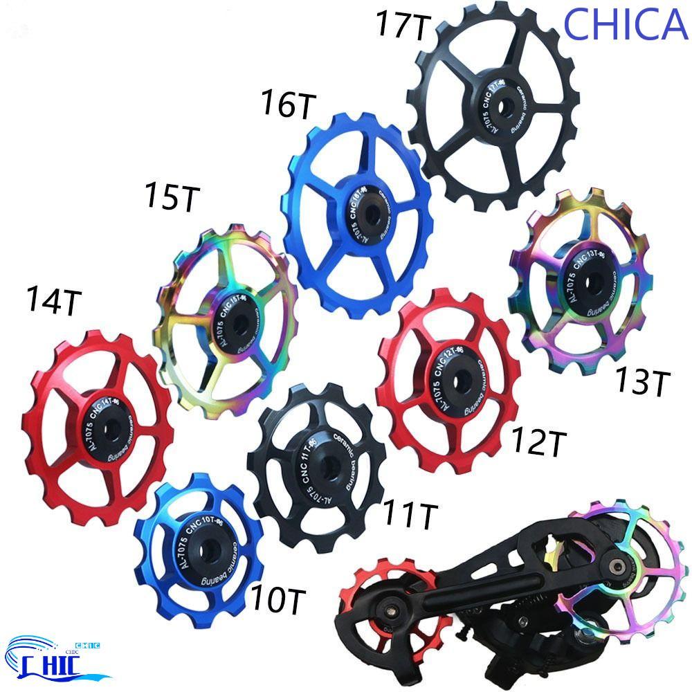 CHICA Bike Ceramic Bearing Guide Road Bike MTB Transmission Accessories ...